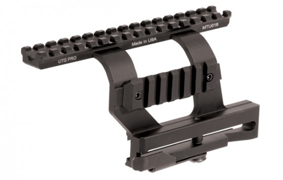 Боковой быстросъемный кронштейн Leapers на Weaver UTG PRO Made in USA Quick-detachable AK Side Mount MTU016