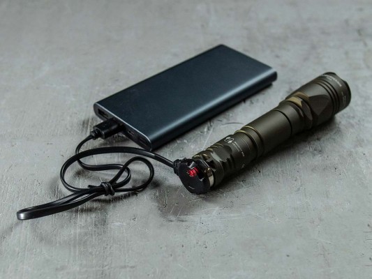 Фонарь Armytek Dobermann Pro Magnet USB Olive XHP35 HI 1400 lm тёплый