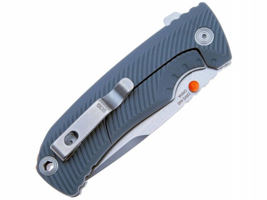 Нож складной SOG Tellus FLK Wolf Gray, сталь Cryo 440C, рукоять GRN,блистер